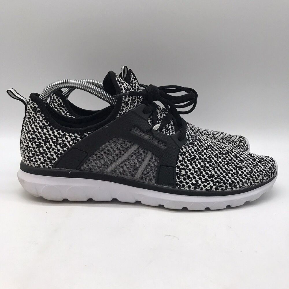 Champion SpeedKnit Sneakers Women's 11 Running Shoe Black White Lace Up Trainer